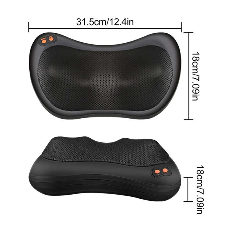 AB42-Sleeping Neck Massager Pillow Electric Heating Cervical Stretcher Back Traction Orthopedic Massage