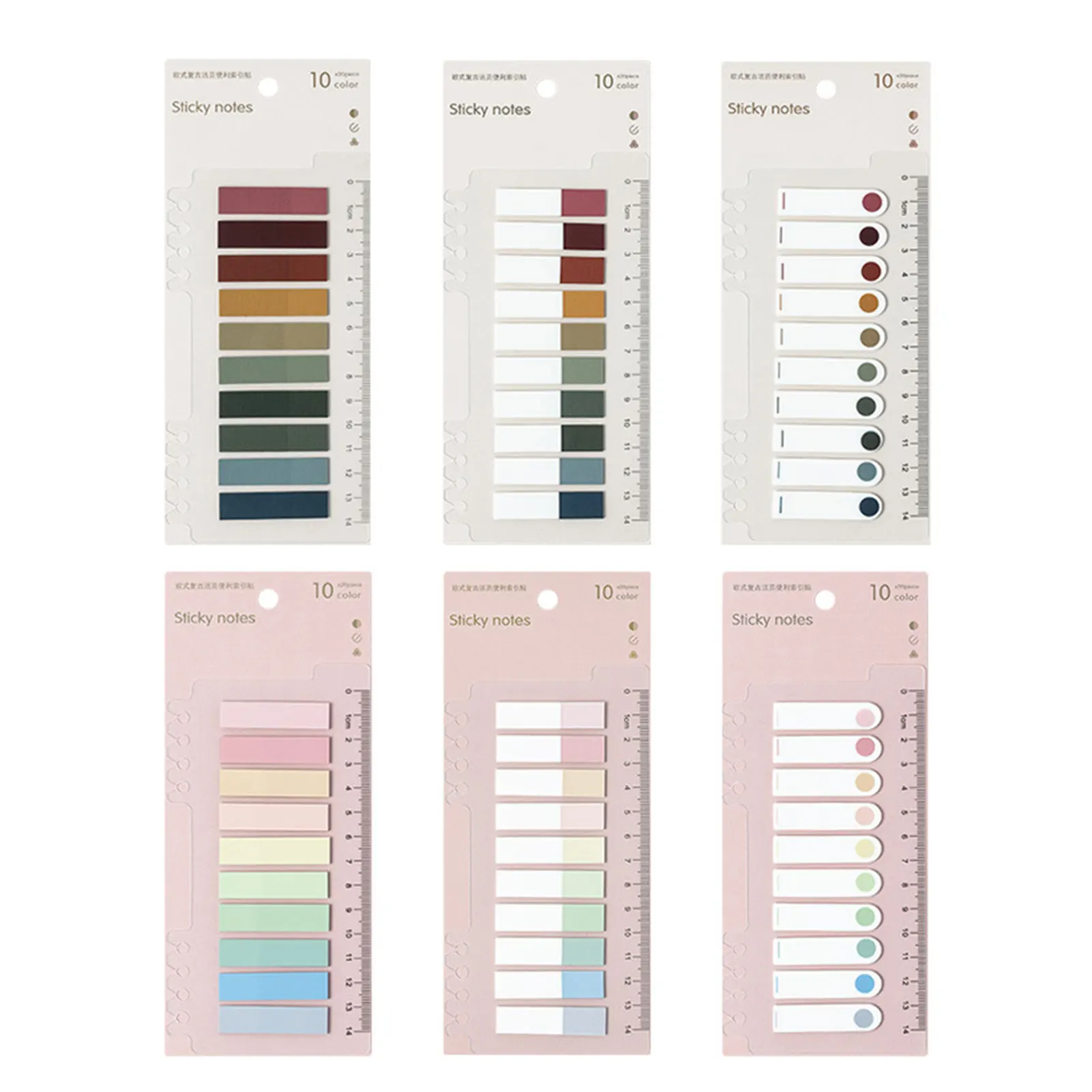 1200Pcs ที่มีสีสัน Page Marker Sticky Tap ดัชนีหมายเหตุป้ายความงาม Annotated Bookmark Sticky Tab สำหรับอ่านหนังสือจำแนกแฟ้ม