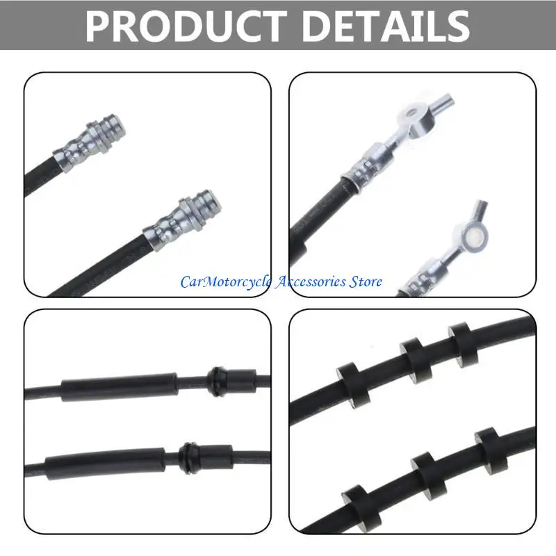 

P04D Auto Accessory Front Brake Rubber Hose Replace LR057827 LR075355 LR095289 for Discovery Sport L550 Evoque Brake Hose