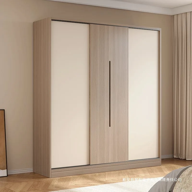 Household bedroom small apartment sliding door locker rental room simple