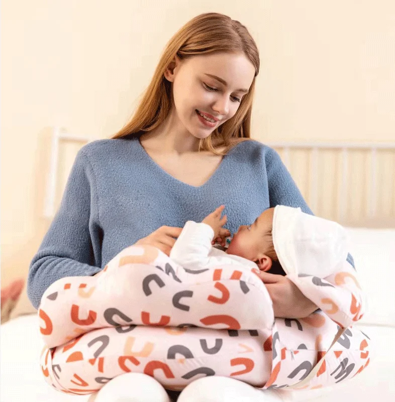 Breastfeeding Pillow Multi functional Baby Breastfeeding Pillow U-shaped Breastfeeding Artifact Horizontal Hugging  Newborn Gift