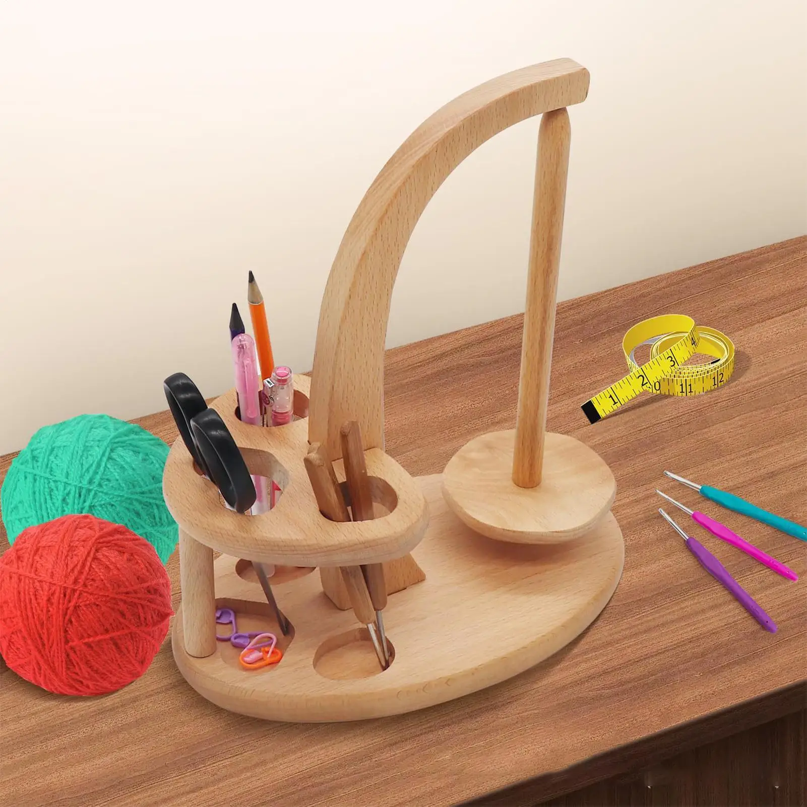 porta-filati-portatile-a-3-scomparti-organizzatore-in-legno-liscio-per-uncinetto-accessori-per-lavori-a-maglia-cucito-e-filatura