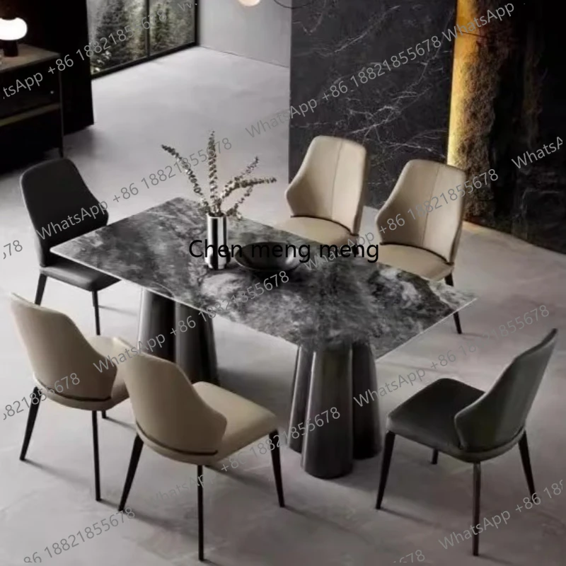 

Italian Luxury Dining Tables Wooden Square Cuisine Modern Dining Tables Dinette Wood Mesas De Restaurante Home Furniture