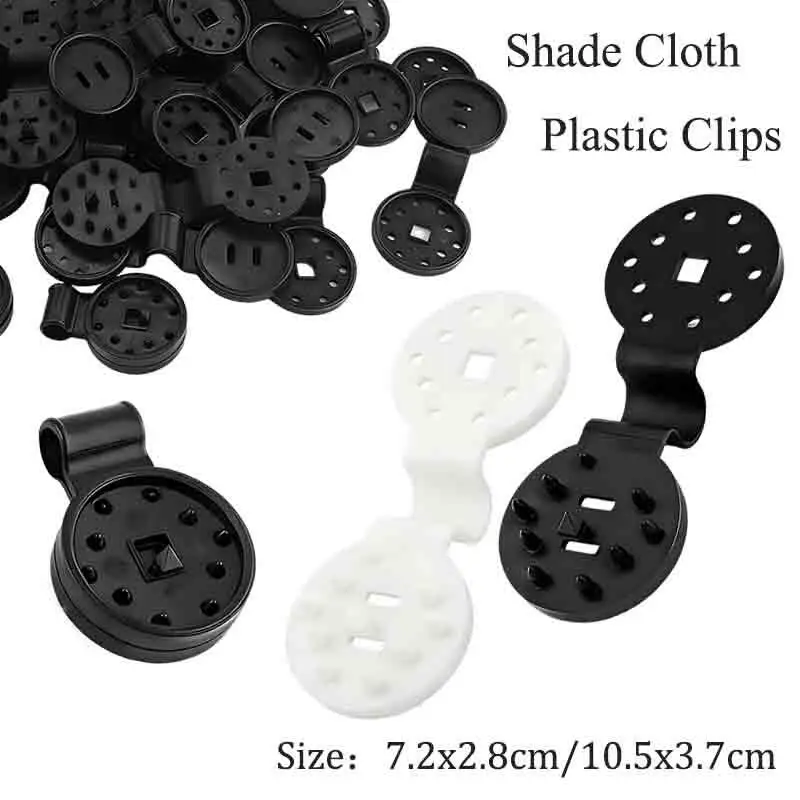 Plastic Sunshade Net Clip Buckles Shade Cloth Clips Shade Fabric Clamps Grommets For Net Mesh Cover Sunblock Fabric In Garden