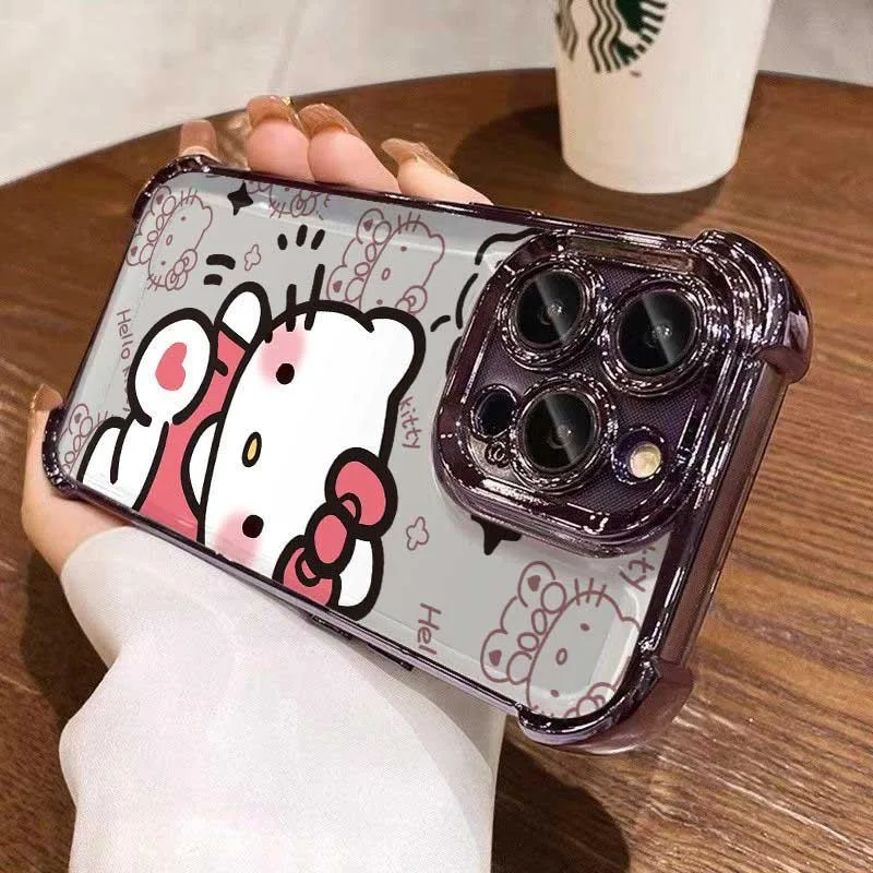 حافظة لهاتف Honor X9C X8A X6B X7 X7C Magic 5 6 7 Lite 50 70 90 200 Pro 400 Lite Kitty Pachacu حافظة هاتف شفافة مضادة للصدمات