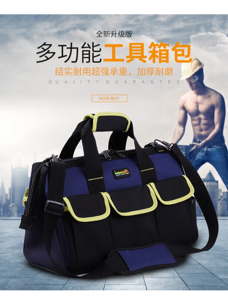 Electrical Toolkit Thickened Wear-resistant Portable Multifunctional Canvas Repair Storage Bag