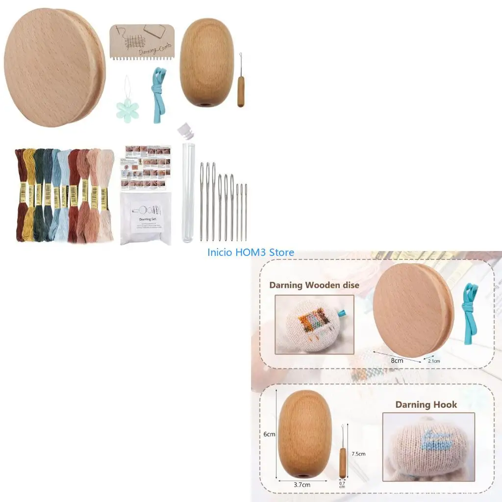 

A5YD Circular Darning Set for Long Time Use Repair of Sweater and Other Fabric Holes