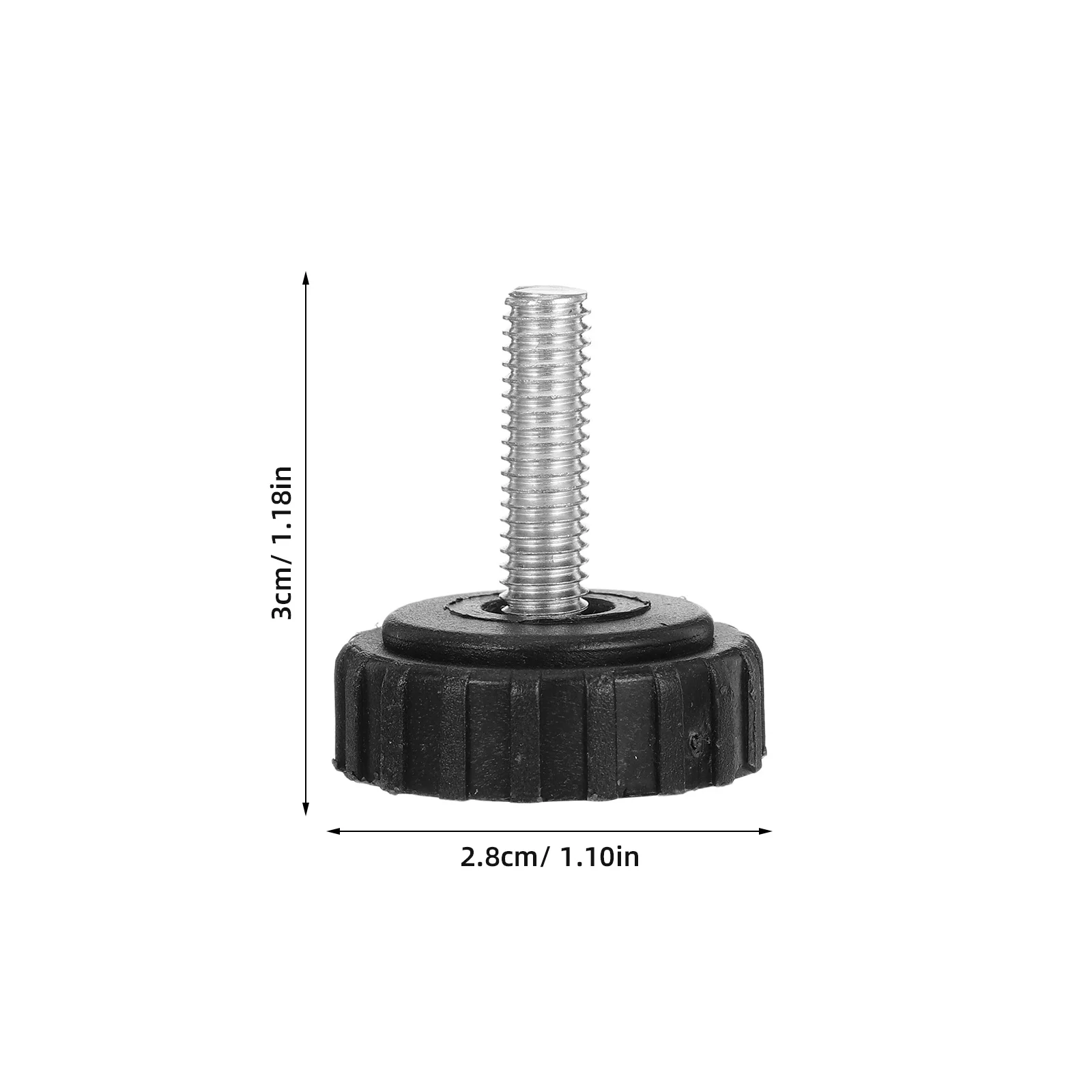 12 قطعة من وسادات القدم للأثاث القابلة للتعديل ومضادة للانزلاق ومطاط لكرسي الطاولة وأريكة السرير وخزانة الأرضية #2