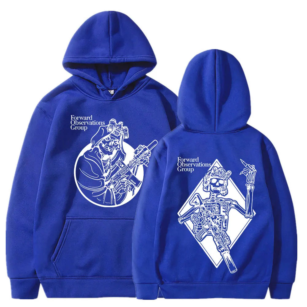 Forward Observations Group Hoodie Punk Skeleton Gothic Hoodies
