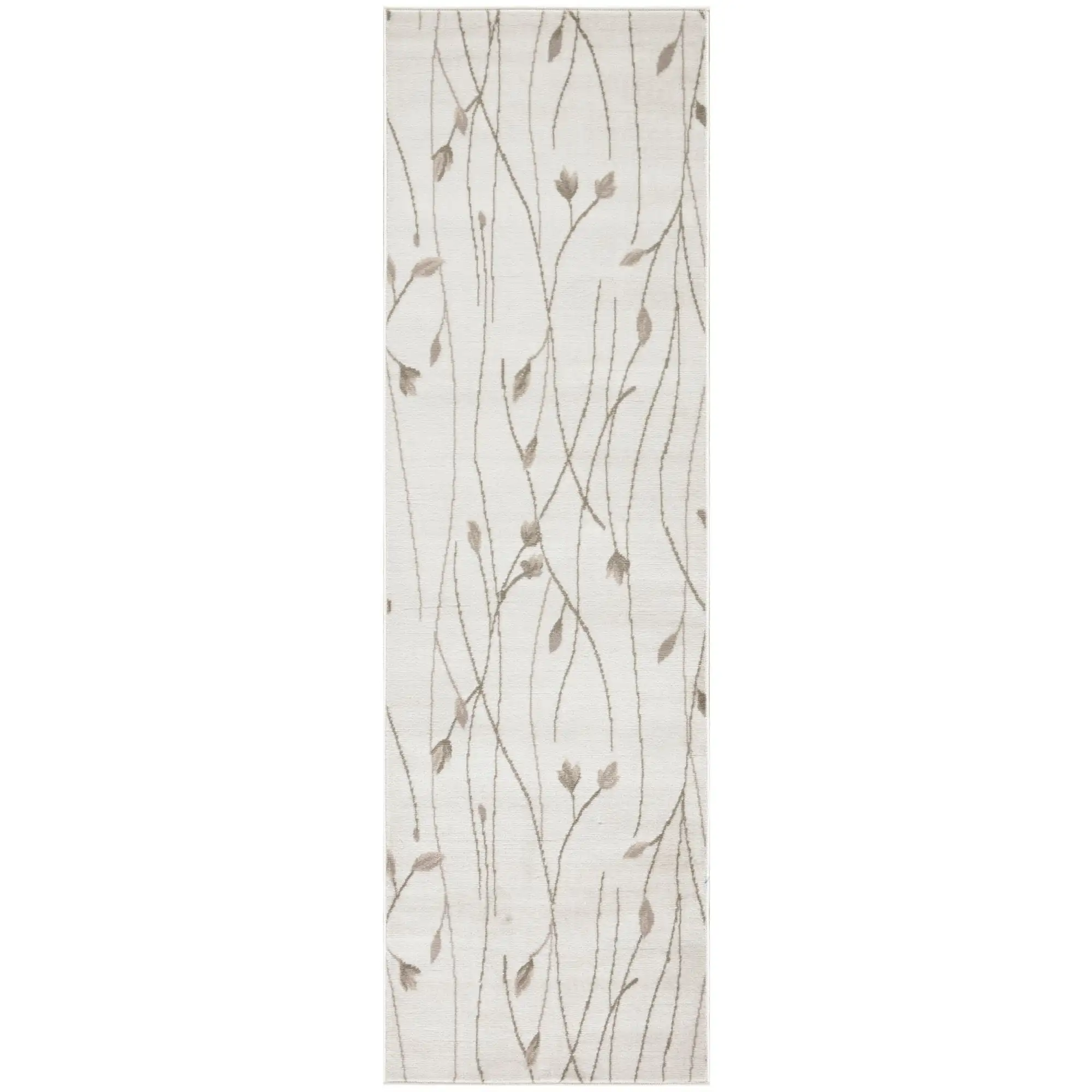 

Nourison Grafix Floral Ivory Beige 2'3 x 7'6 Area Rug (2x8)