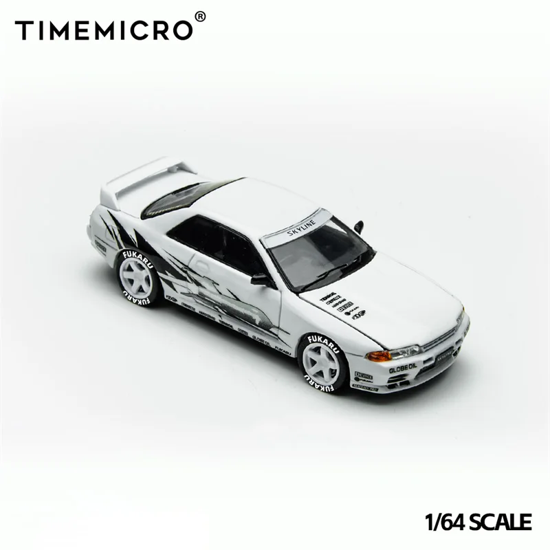 

Модели автомобилей Time Micro 1:64 Skyline R32 Los Santos для дрифта / R34 фиолетовые, литые под давлением, подарки
