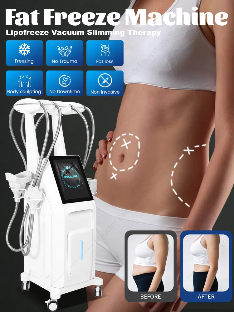 New Body Slimming Machine 360 RF Cavitation Fat Freeze Body Sculpt Device Skin Tightening Weight Loss Quick Cellulite Removal