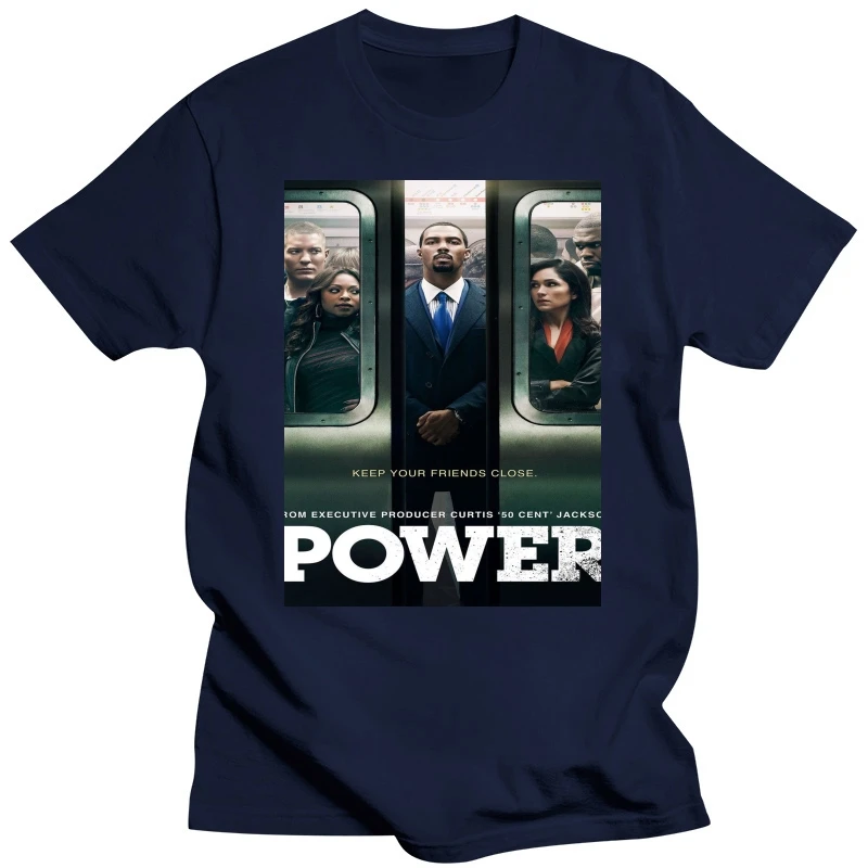 * New * Power T Shirt Tv Show 50 Cent Season 1 Small Medium Large Or Xl Men's High Quality Tops Hipster Tees