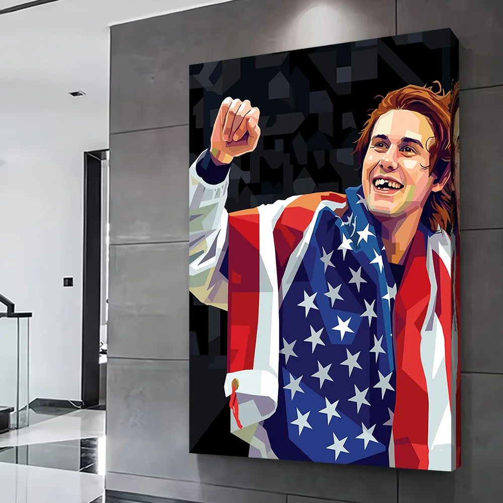 Jack Hughes Potrait Printing Poster Customizable Pictures Wall Art Canvas Painting for Home Decorations Decorative Paintings