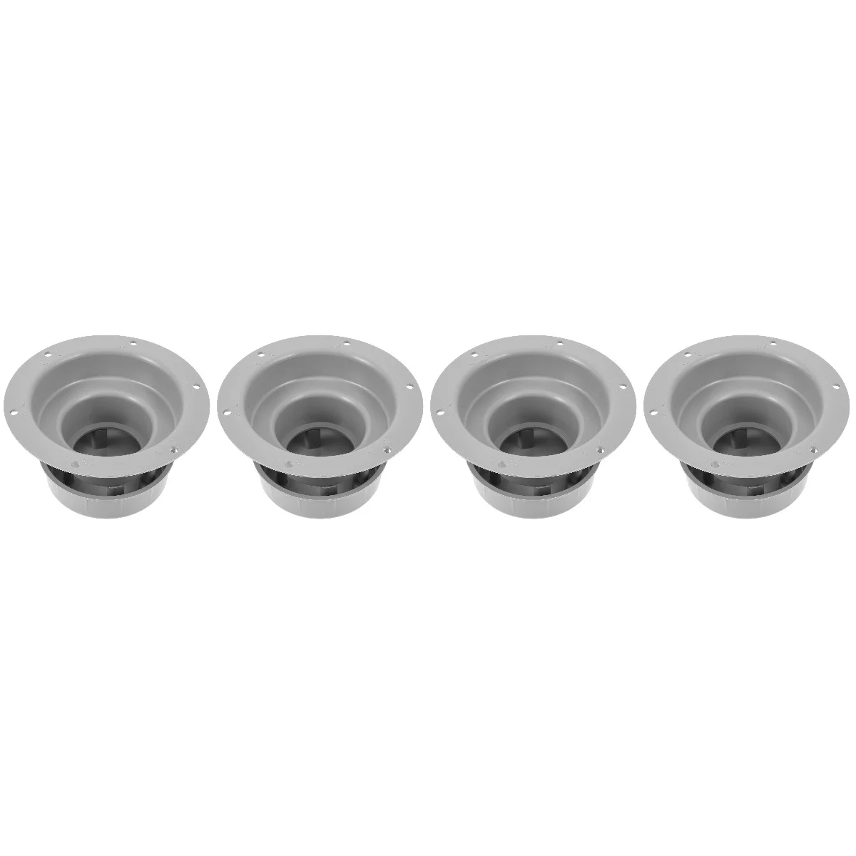 

4 Pack RV Ventilation Ducts Plumbing Cap Plastic Replacement Hole Cover Breather Roof Camper Caps