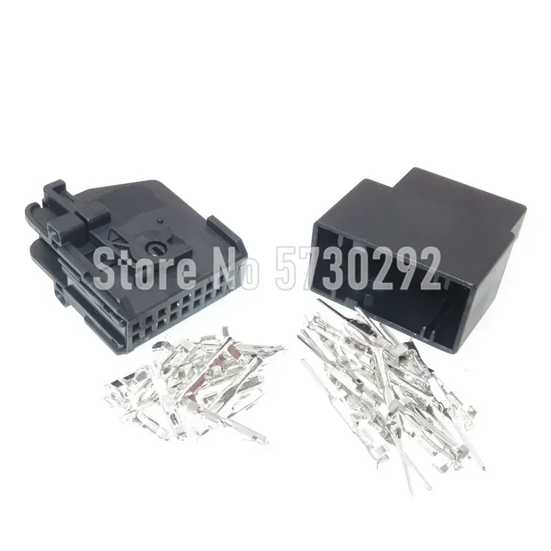 18P 1-1355350-1 1-1355349-1 Automobile Air Conditioning Panel Socket Car Amplifier Wiring Harness Plug For VW BMW