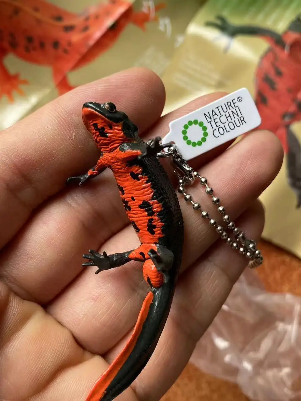 Modelo de Brinquedo de Sapo Reata, Simulação Animal, Ningbiguan Club, Ornamento Pendurável, Ímã de Geladeira, Colecionável...
