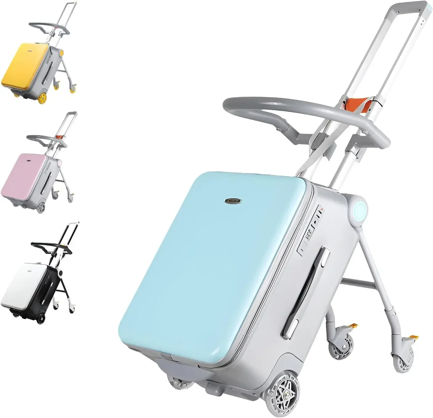 

Детский чемодан BUNNYFLY, чехол для переноски, можно использовать в качестве тележки для детей, удобный для дорожного чемодана