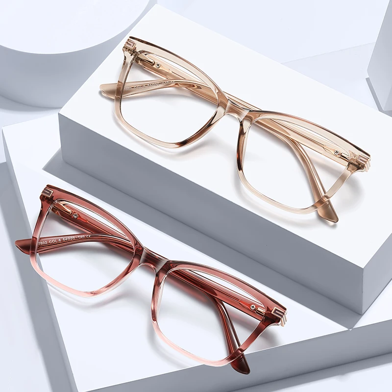 BEMORE Butterfly Prescription Glasses Women Handmade Acetate Photochromic Anti Blue Light Optical Myopia Eyeglasses