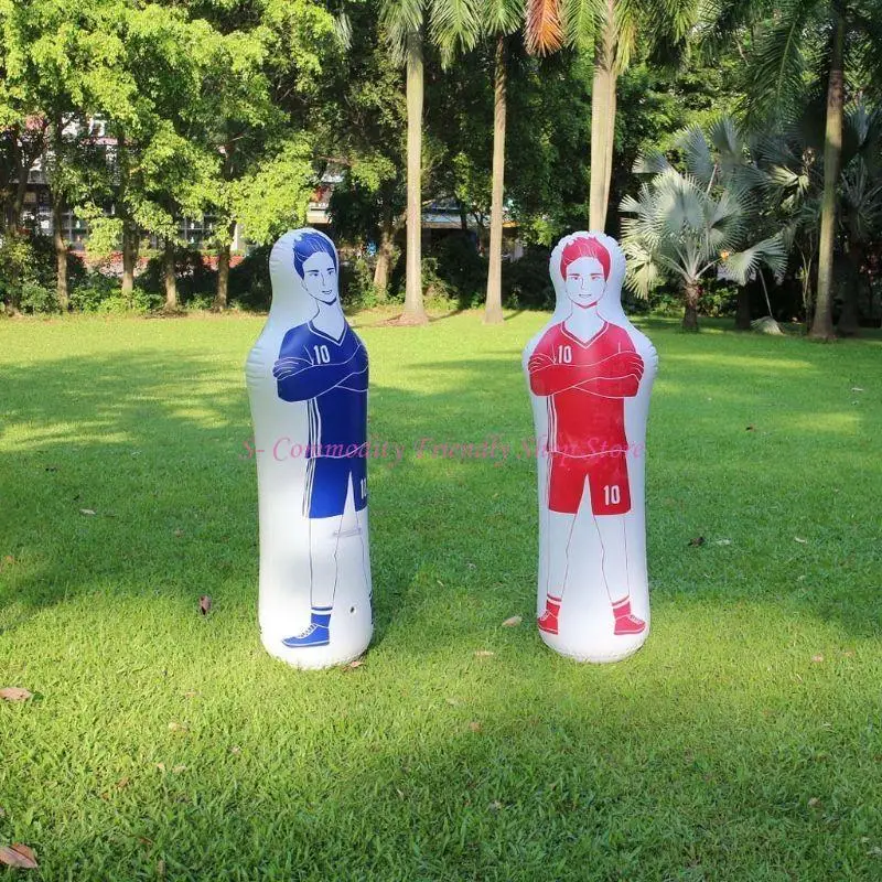 85ae inflável treinamento futebol goleiro ar recheado tumbler brinquedo futebol esportes treinamento adereços manequim menino