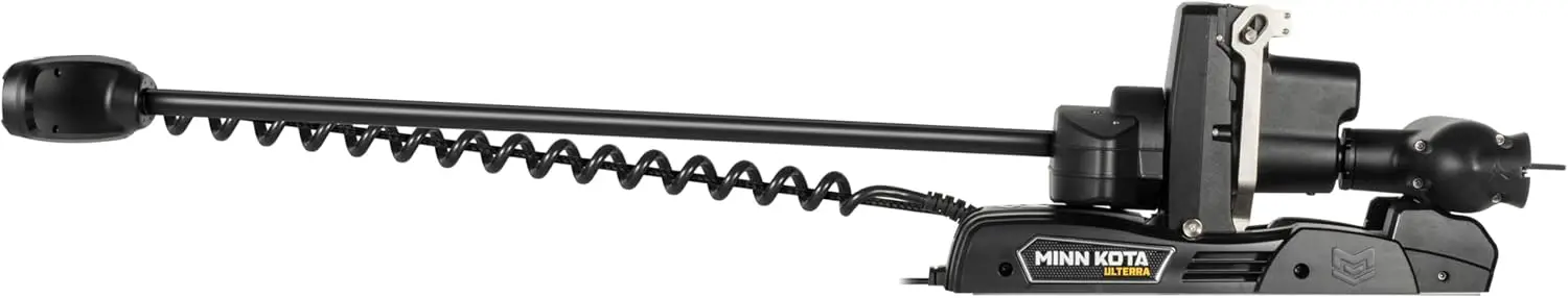 Minn Kota Ulterra QUEST Moteur de pêche à la traîne électrique sans balais à montage sur arc avec verrouillage par points, sonar CHIRP à double spectre d'eau douce