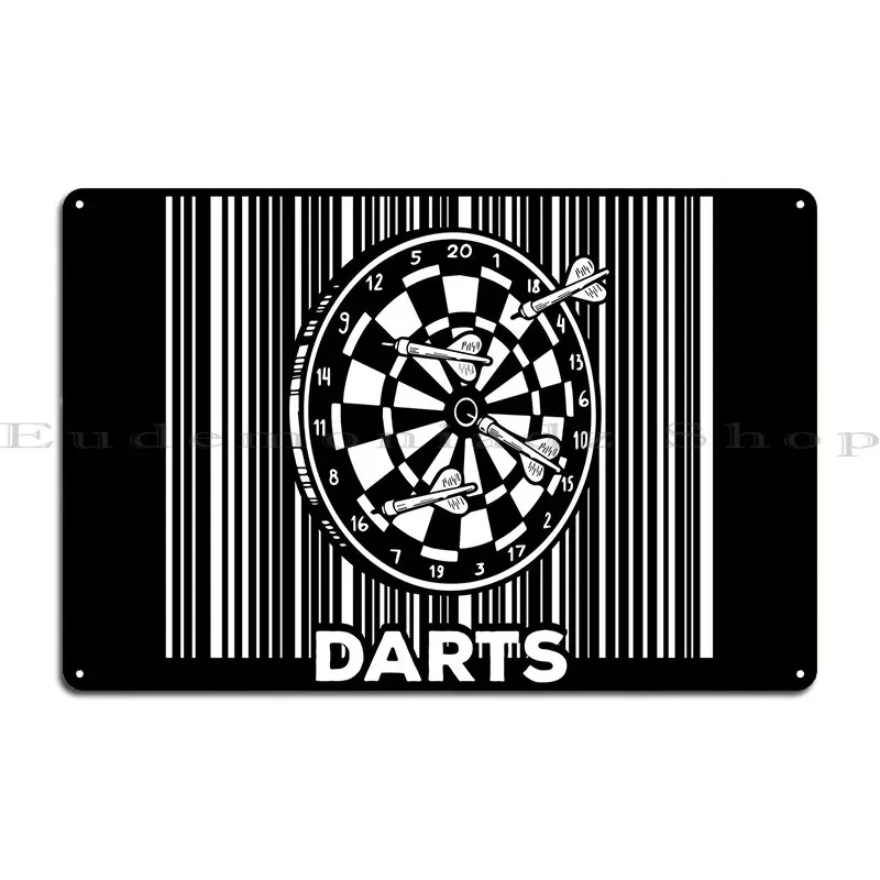 Darts Dart Arrows Metal Plaque Poster Cinema Vintage Design Printing Classic Tin Sign Poster