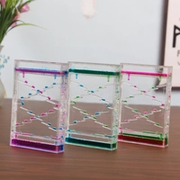 Hourglass Timer With Mixed Two-Color Oil Drop Liquid Water-Mixed Color Creative Decoration Birthday Gift And Home Decor