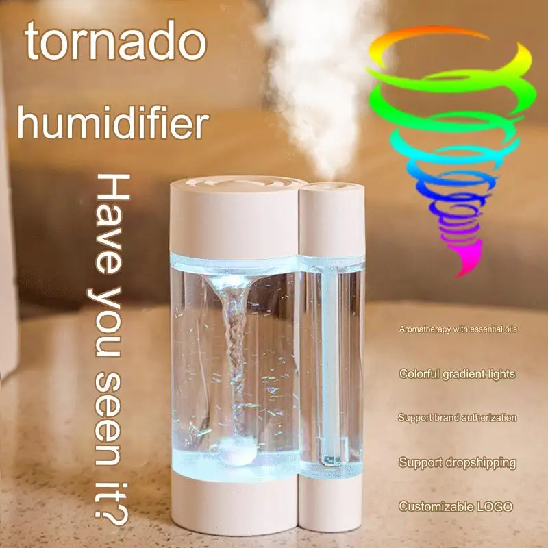 

Portable Air Humidifier 500ML Ultrasonic Desktop Humidifier USB Essential Oil Diffuser Car Cool Mist Quiet Aroma Diffuser