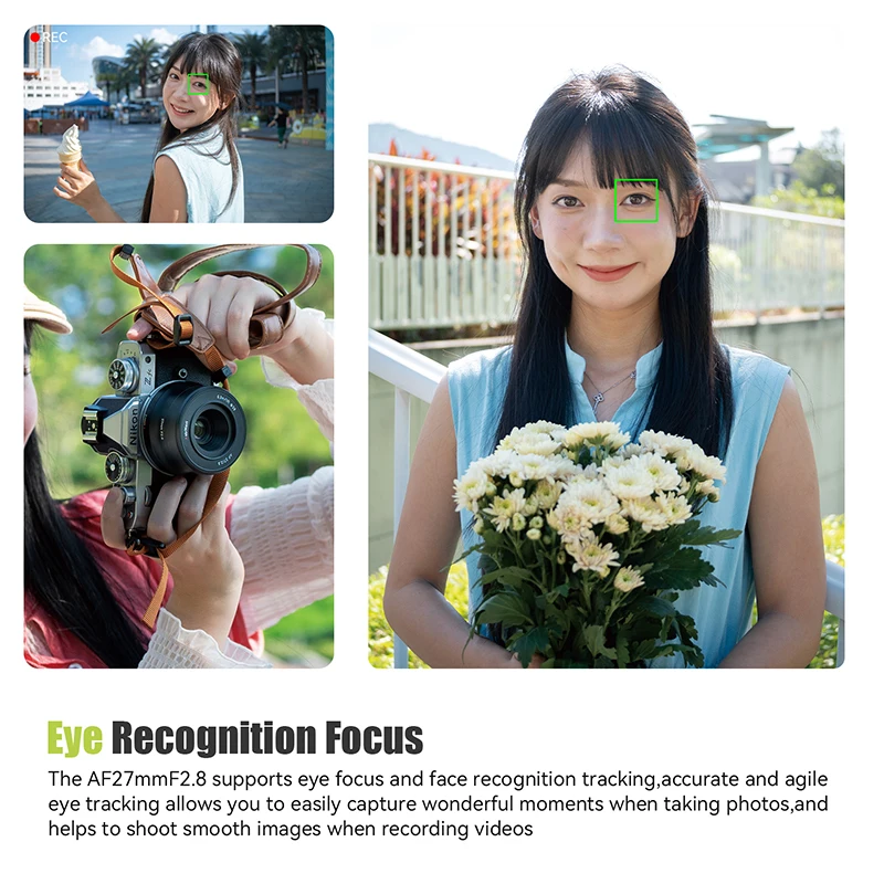 AstrHori AF 27mm F2.8 APS-C Frame STM Auto Focus Large Aperture Prime Lens for Sony E Alpha A6400 Nikon Z Z30 Z50 Fuji XF XT-5