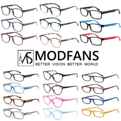 Reading Glasses for Men Women Round/Square Frame/Cat Eye Spring Hinge Ultra Light Readers Eyeglasses Presbyopia with Diopter