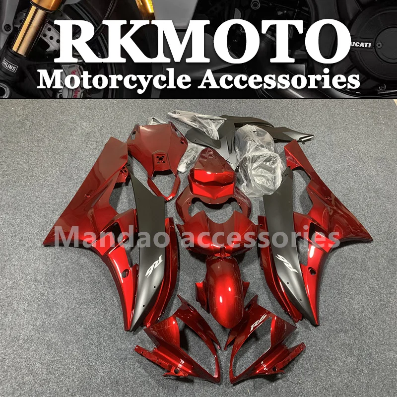 

NEW ABS Motorcycle Injection mold full Fairing Kit fit For YZF R6 2006 2007 YFZ-R6 06 07 Bodywork fairings kits set red