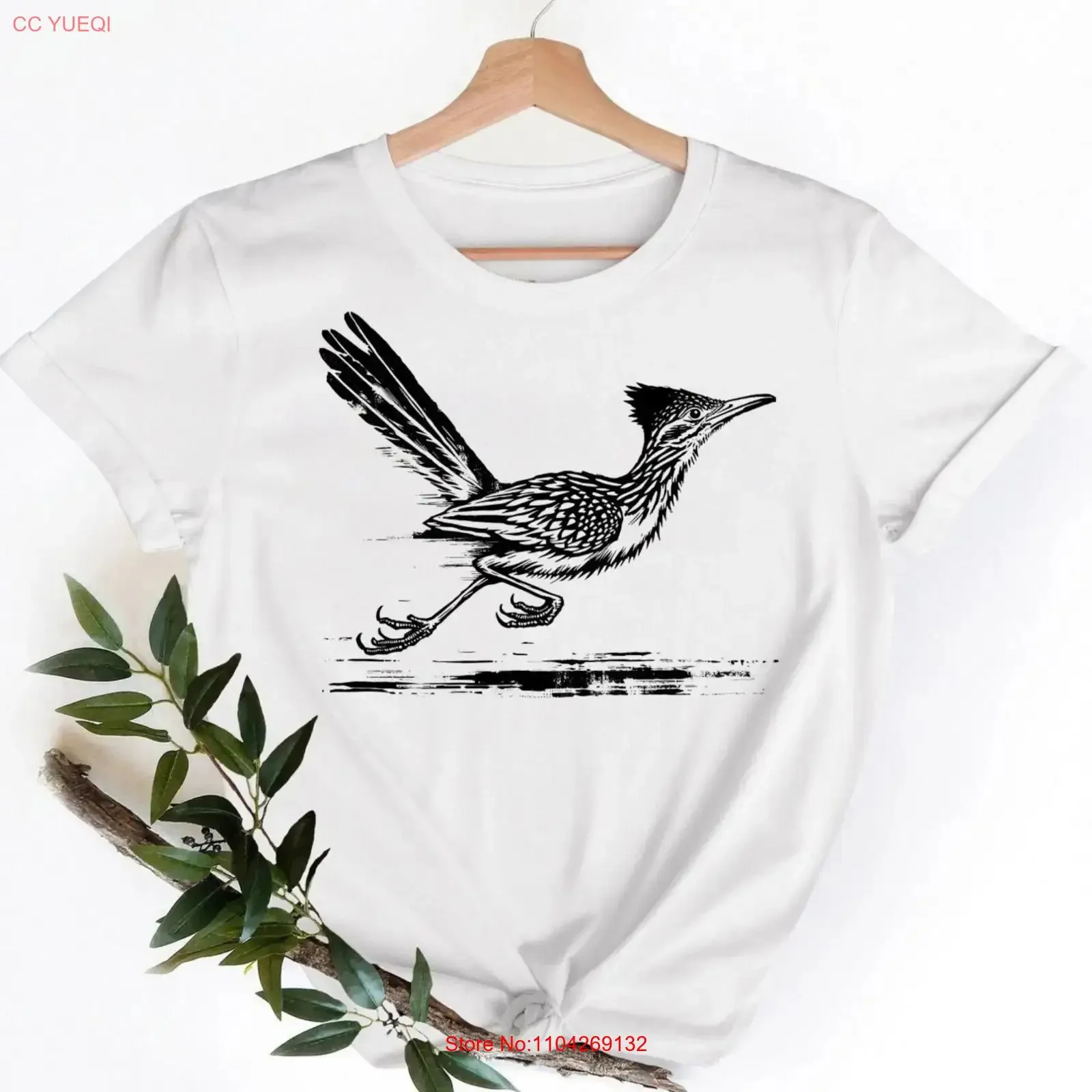 Roadrunner T Shirt Bird Lover Desert Wildlife Birdwatching Shi vintage Washed designer clothes Stylish Versatile Unisex Casual