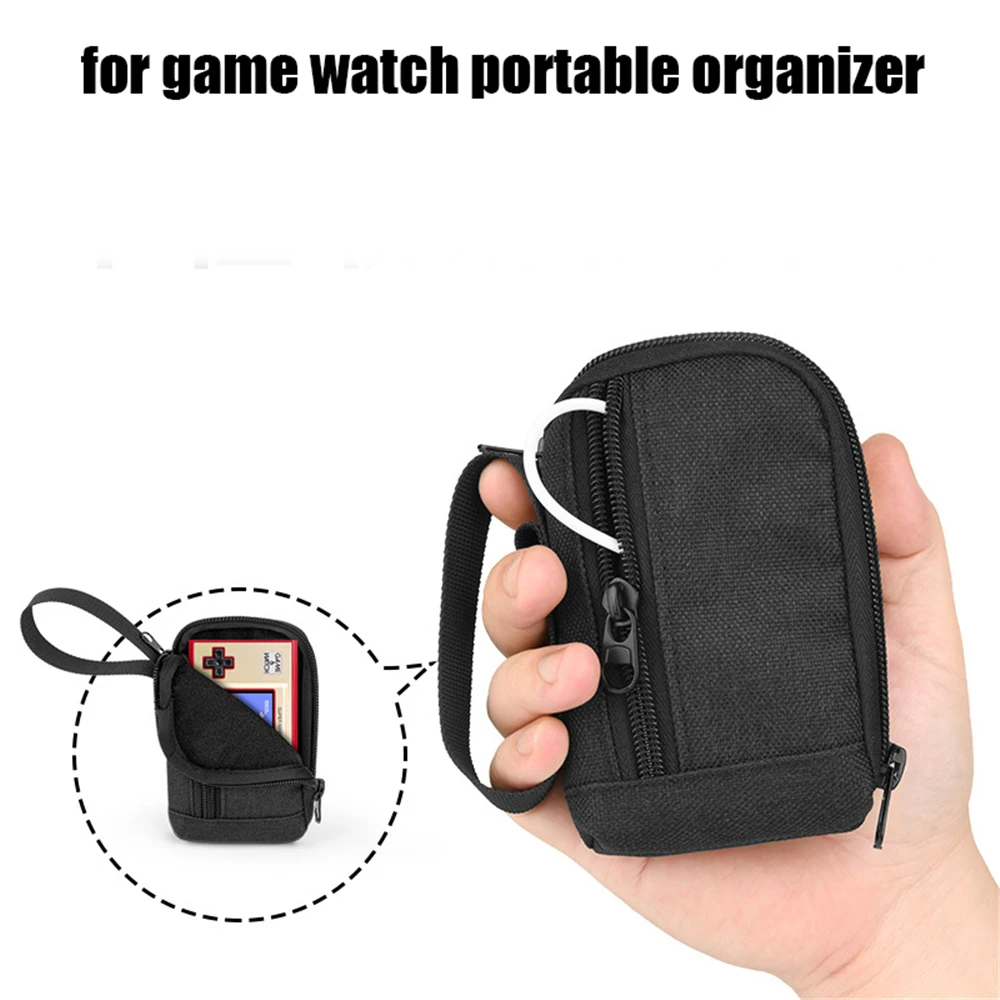 Portable Storage Bag For Game Watch 600D Oxford Snowflake Fabric 210D Nylon Fabric Console Protective Carrying Bag Accessories