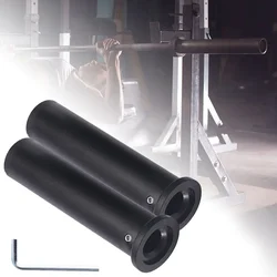 2pcs Barbell Adapter Sleeve Barbell Weight Plat Adapter Sleeve Converts 1in To 2in Weight Plate Post 200MM/300MM Jolt Resistant