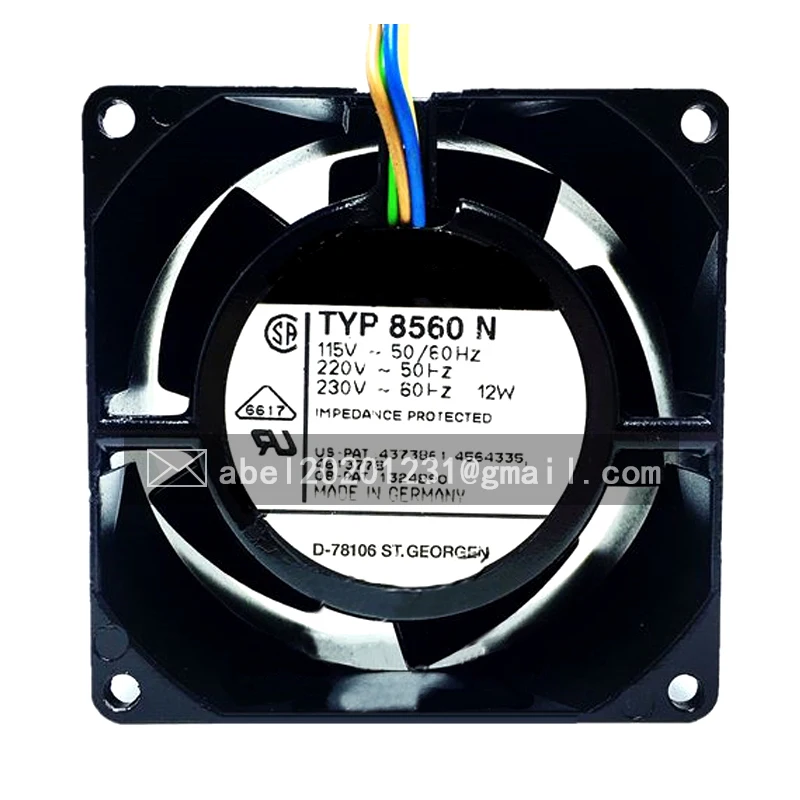 BRAND NEW TYP 8560N 115V+230VAC ORIGINAL COOLING FAN 8CM 8038 80*80*38MM