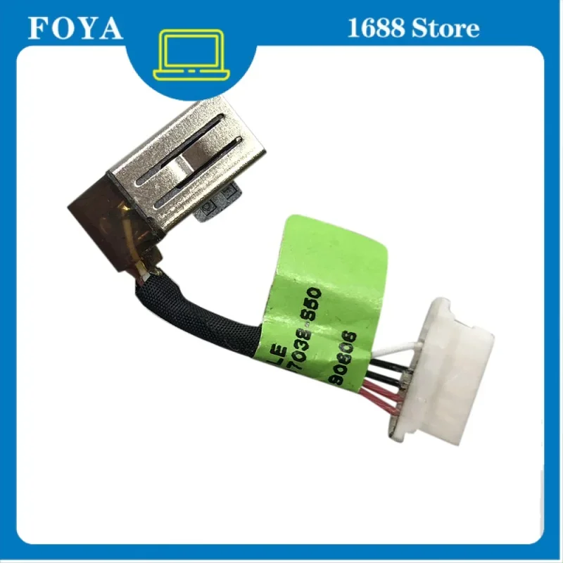 FOR HP Probook X360 11 G3 EE DC Power Jack w/ Cable Connector Plug /For HP Envy 13m-bd0023dx L37038-Y50 L37038-S50