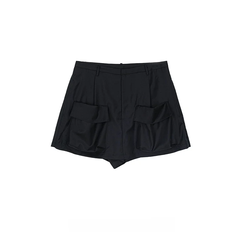 

Ordinarytimes Commuter 3D ket Skort orts Casual Slim Fit l Waist Wool orts for Women Autumn Season