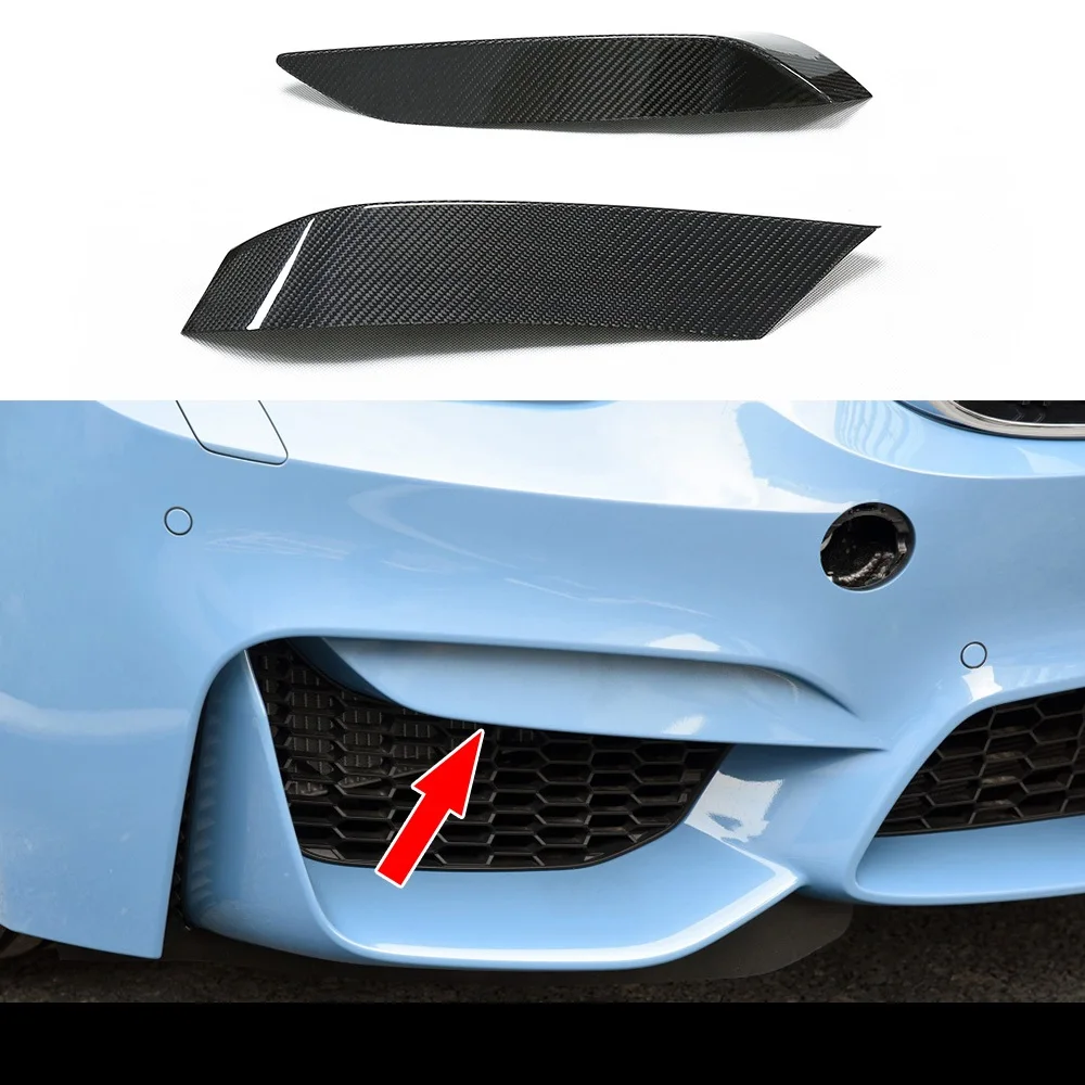 

For BMW F80 M3 F82 F83 M4 M-Performance FULL Carbon Fiber Front Splitter 2014 2015 2016 2017 2018