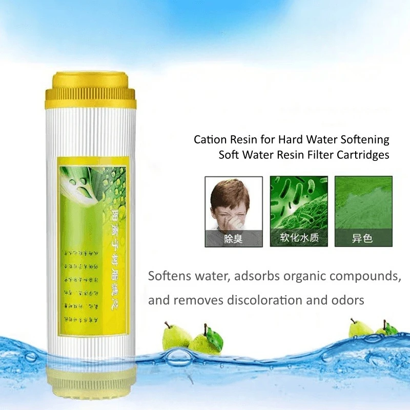 10 Inch Direct Drinking Filter Ion Exchange Resin Filter Softening Water Descaling Element