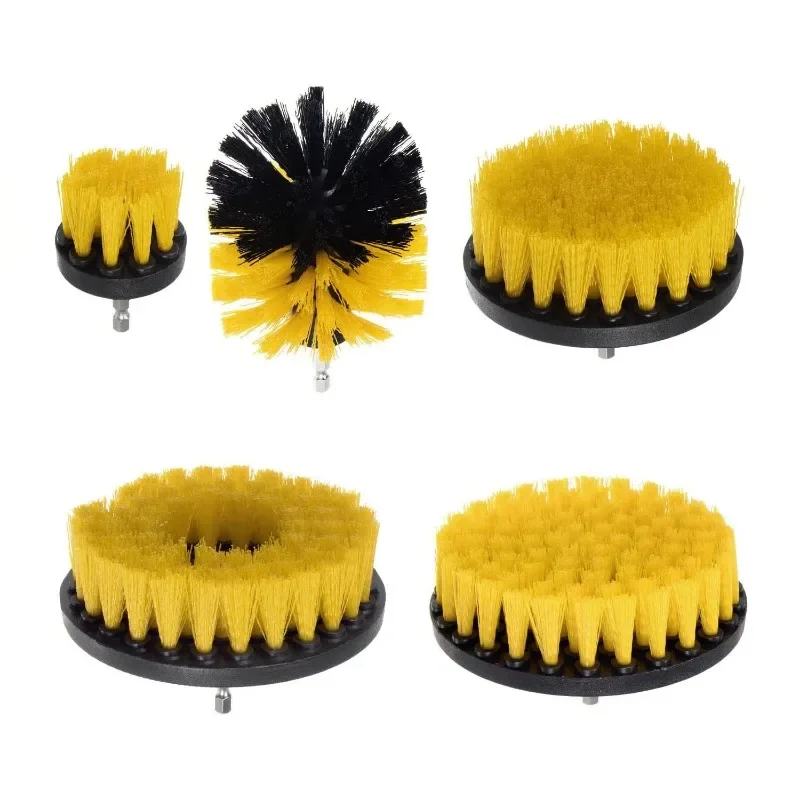 1/4PC Household Multifunctional Electric Drill Cleaning Brush Kitchen Bathroom Carpet Ceramic Tile Polishing Cleaning Disc Brush