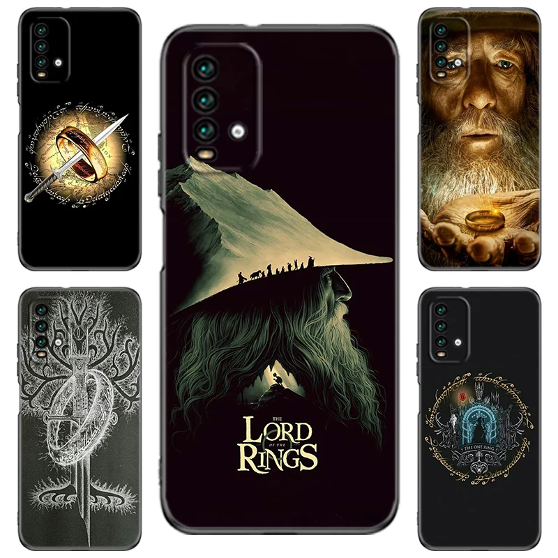 The L-Lord of the R-Rings Black Phone Case For Redmi 10 Prime A1 A2 Plus K30 K40 Gaming K60 Pro 9 9A 9C 9T 10A 10C 12 12C 13C