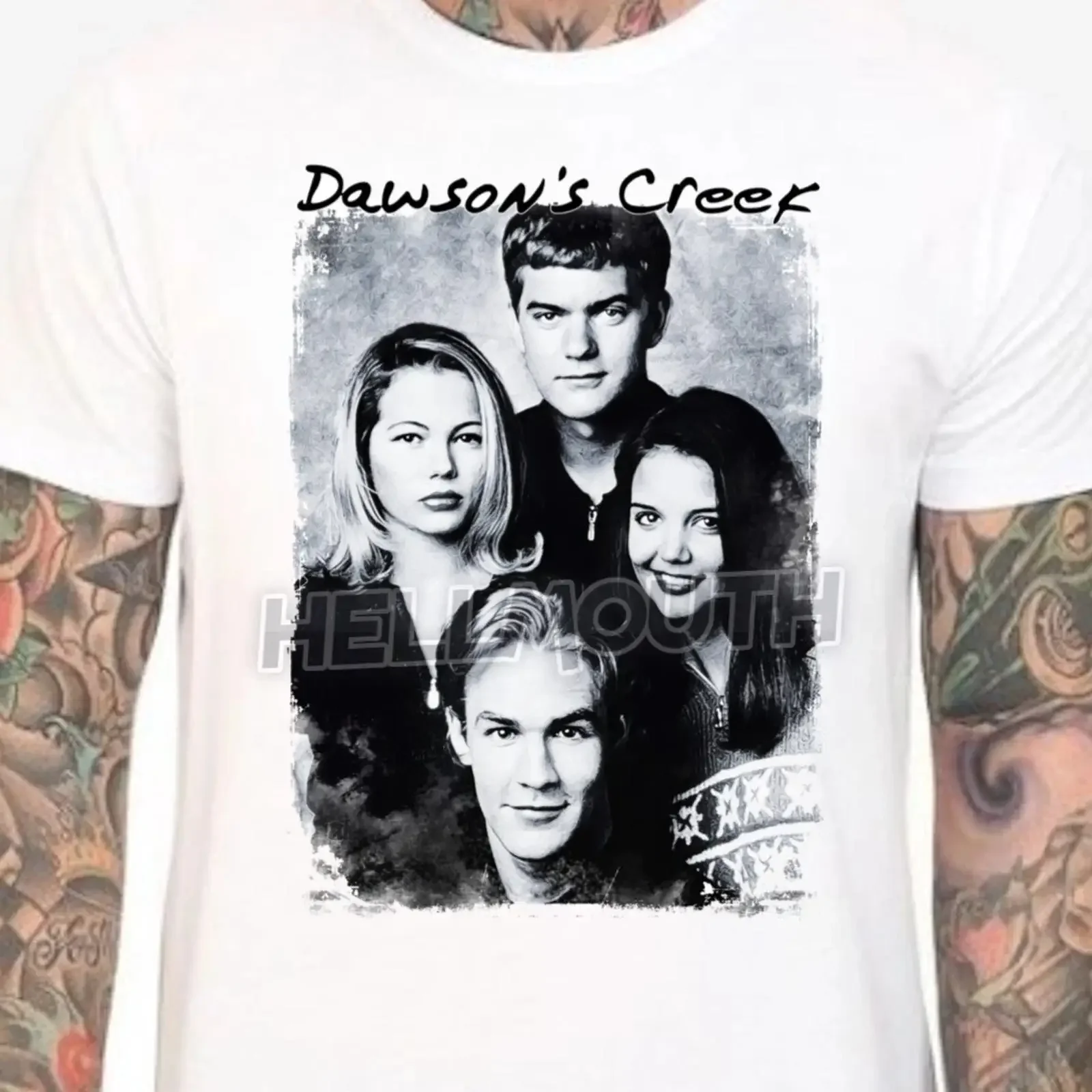 Camiseta Dawson's Creek para Hombre y Mujer, Tallas XXL, Retro Vintage, Programa de TV de los 90, Diseño Gráfico Lavado, Estilo Casual y Moderno