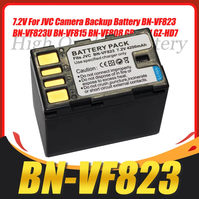 High Quality VF823 BN-VF823 BN-VF823U Battery For JVC BN-VF808 GZ-MG130 GZ-MG132 GZ-MG134 GZ-HM200 GZ-MG131 GZ-MG135 GZ-MG148