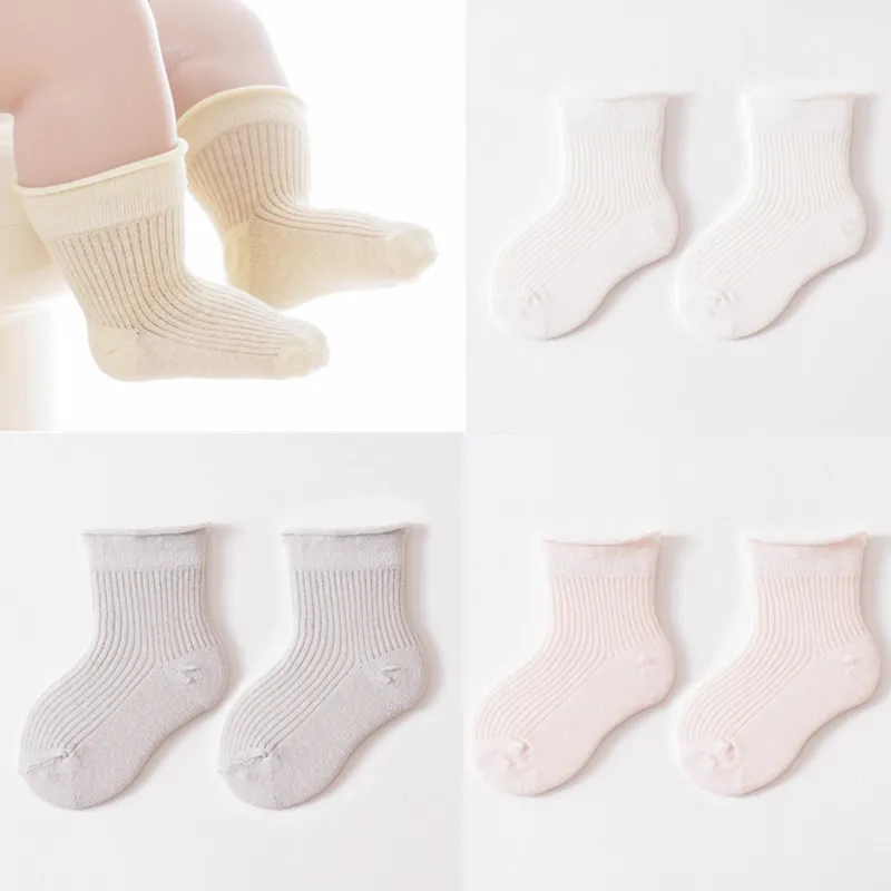 

5 Pairs Summer Breathable Hollow Mesh Baby Short Socks Elastic Non-slip Newborn Boys Girls Ankle Socks