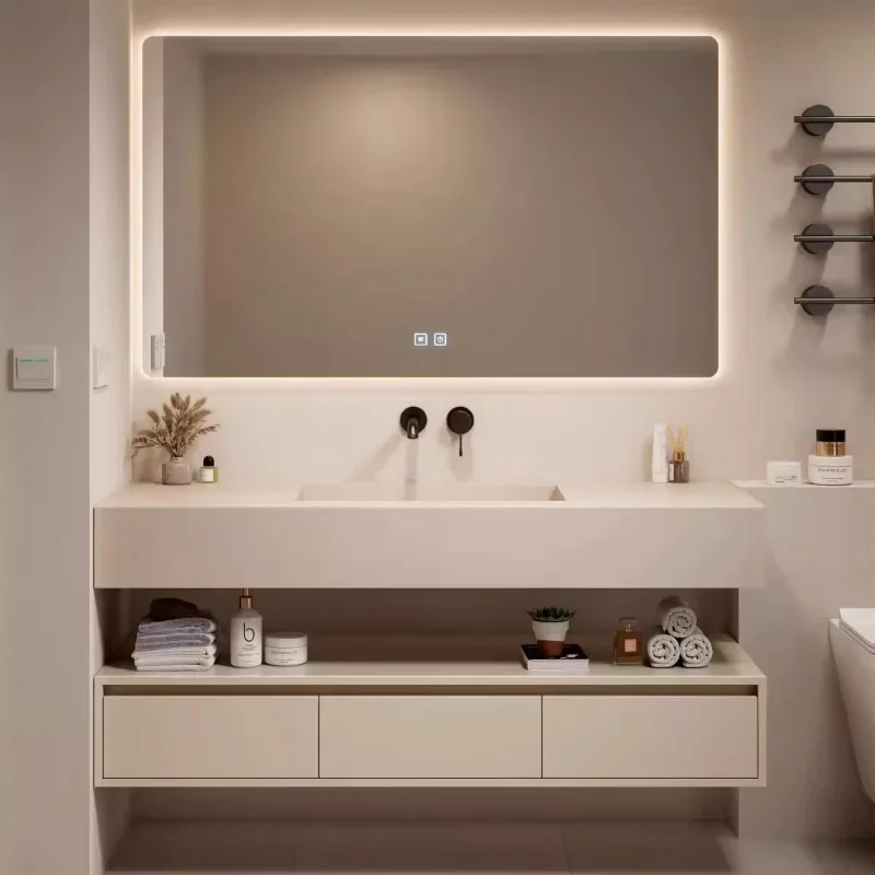 Mirror Display White Bathroom Cabinets Washbasin Luxury Corner Bathroom Cabinets Slim Wall Shelf Mobile Bagno Furniture