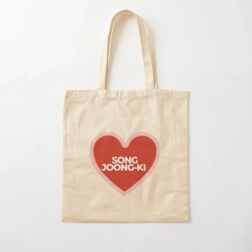 

I Heart Song Joong-ki Tote Bag Custom bag Canvas shoulder bag