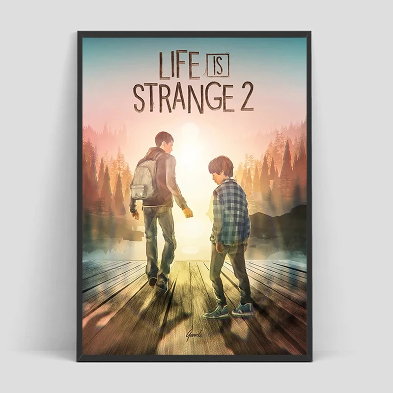 Life Is Strange 2 Decorative Painting on Canvas Decor for Room Decoration Interior Paintings Poster Anime Home Decorations Wall