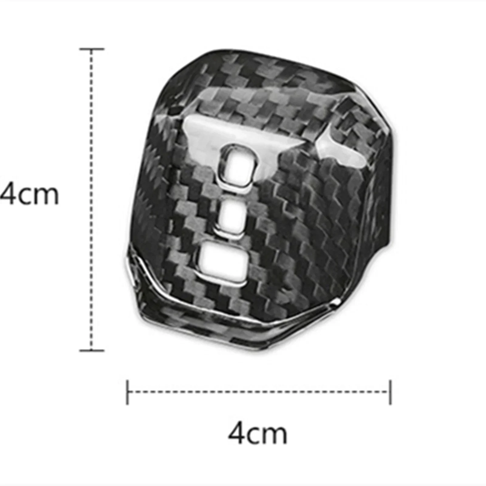 

For Volkswagen VW Golf 8 GTI /Golf 8 2021-2024 AT Real Dry Carbon Fiber Interior Gear Shift Shifter Head Knob Cover Cap Trim