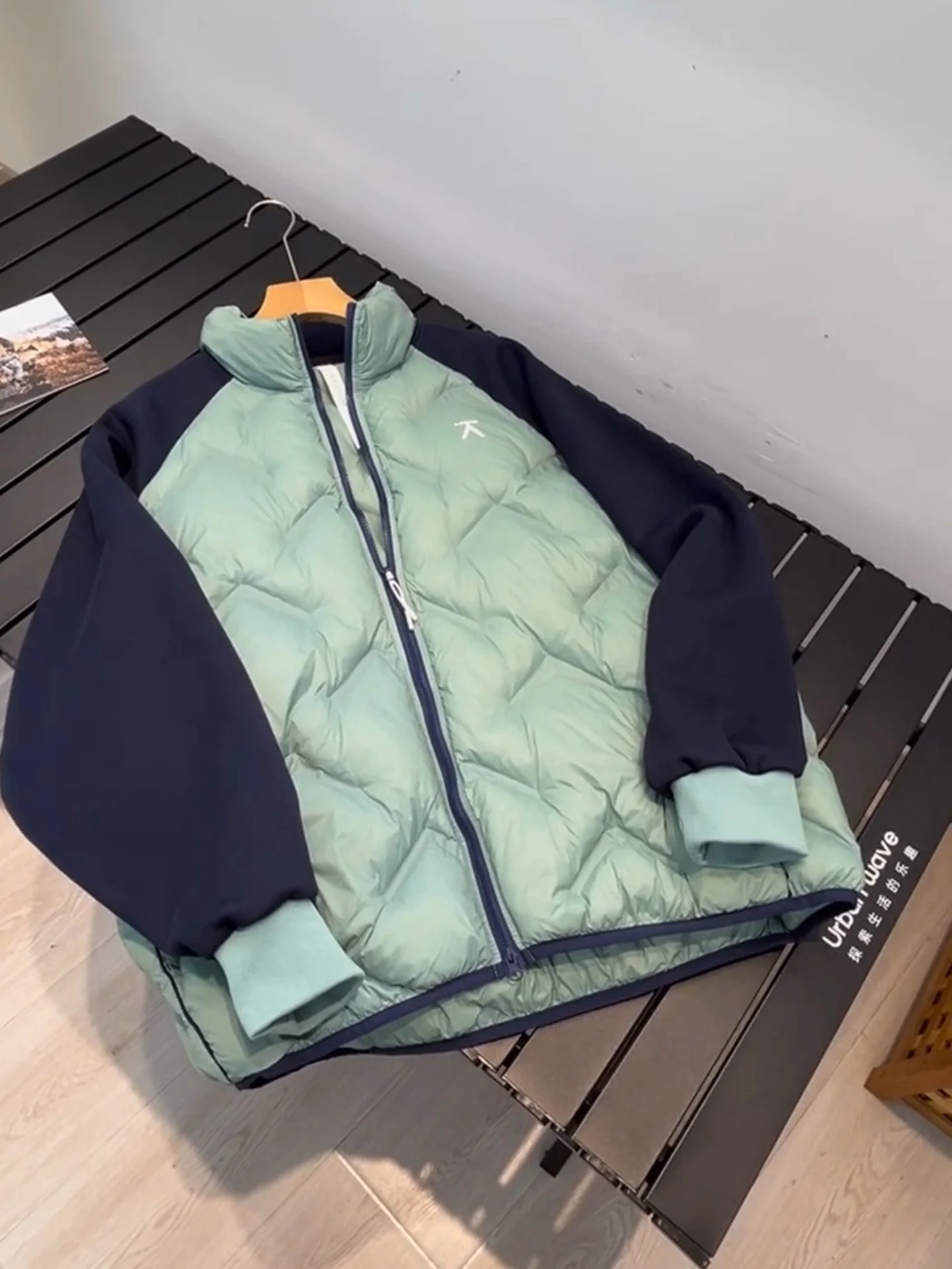 

Dopne een Juice легкое пуховое хлопковое пальто для мужчин и женщин уличная футболка-стойкая легкая хлопковая одежда