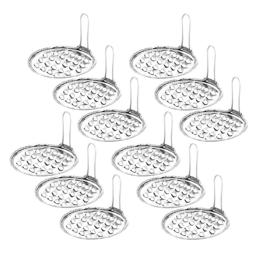 

12Pcs Stainless Steel Food Scraper Cold Noodle Making Tools Precision Craftsmanship Easy to Clean Silver
